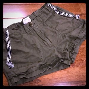 Girls Crewcuts Linen Shorts with Tassle